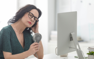 Hot flashes disrupting your workday?